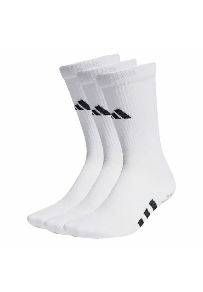 Спортивные носки adidas Performance CUSHIONED CREW GRIP 3-PACK, цвет white black