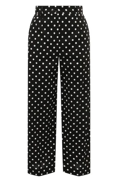 Хлопковый брюки-кюлоты Dolce & Gabbana