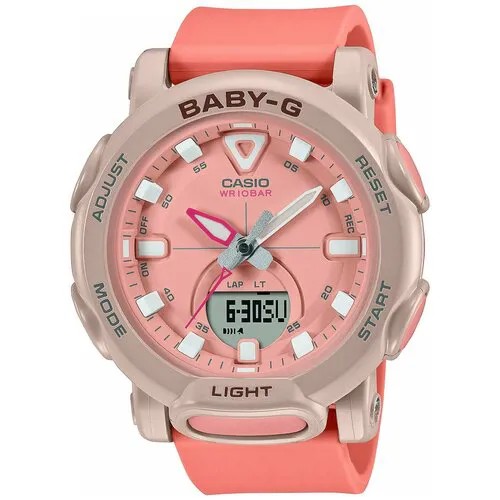 Наручные часы CASIO Baby-G, розовый, коралловый