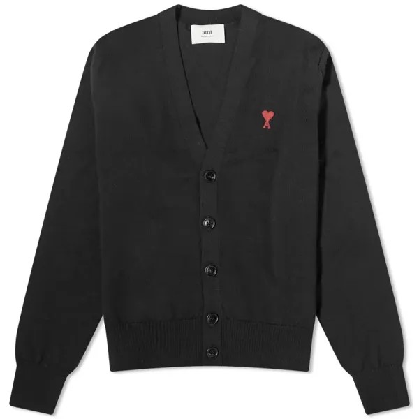 Кардиган Ami Paris Small A Heart, черный