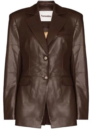 Nanushka Hathi vegan leather blazer