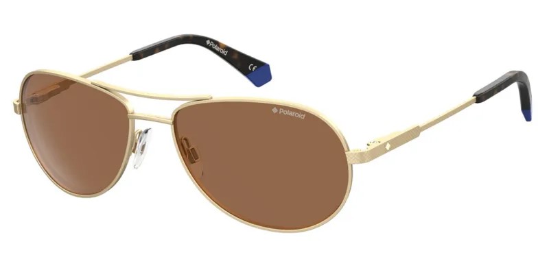 Солнцезащитные очки мужские Polaroid PLD 2100/S/X SMTT GOLD