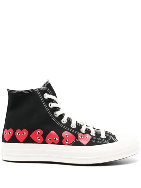 Comme des Garçons кеды Chuck Taylor из коллаборации с Converse, черный