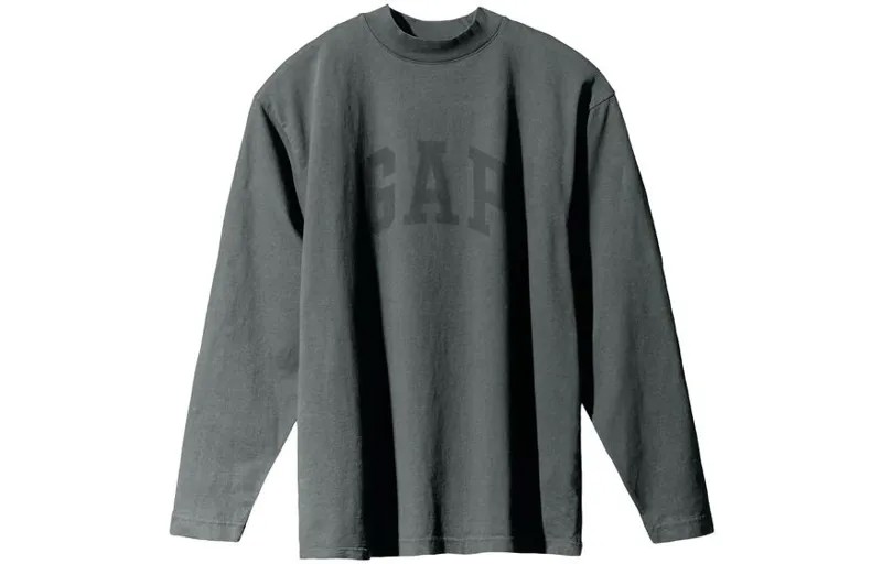 Футболка Balenciaga X Gap X Balenciaga Tripartite Collaboration, унисекс, темно-зеленая Yeezy, темно-зеленый