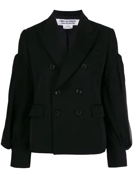 Comme Des Garçons Comme Des Garçons приталенный двубортный пиджак