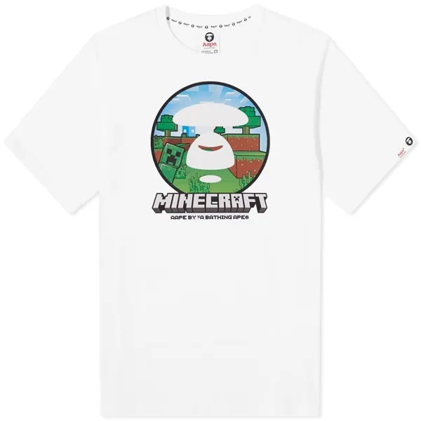 Футболка AAPE x Minecraft Ape Head Tee