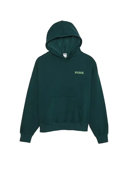 Толстовка Victoria's Secret Pink Ivy Fleece Campus, темно-зеленый