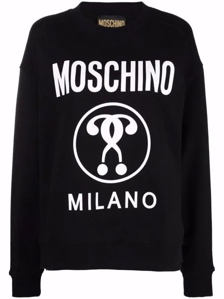 Moschino толстовка с логотипом