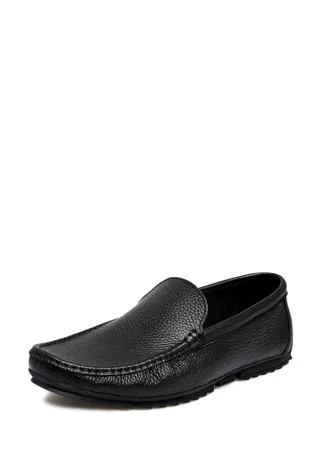 Мокасины мужские Alessio Nesca 02706140 черные 39 RU