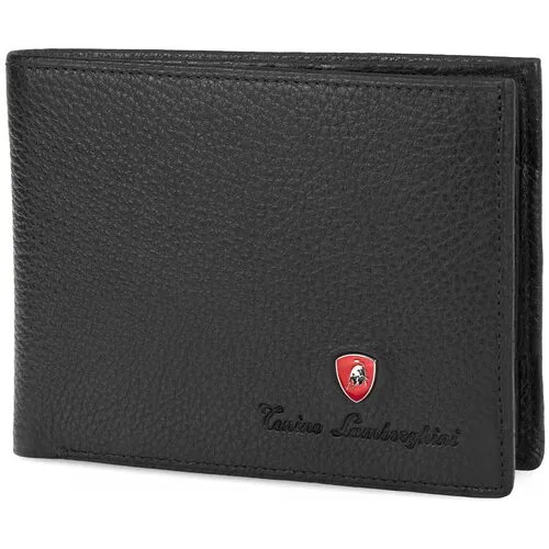 Портмоне Tonino Lamborghini Sport Elegance Black, 12.7х9.6 см, кожа.