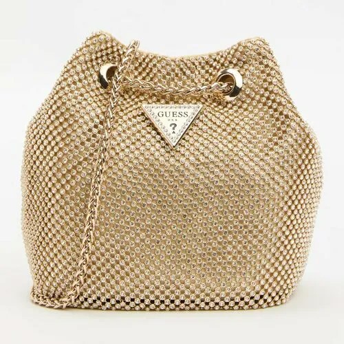 Сумка торба GUESS, золотой