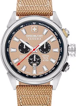 Швейцарские наручные  мужские часы Swiss military hanowa 06-4322.04.014. Коллекция Platoon Chrono