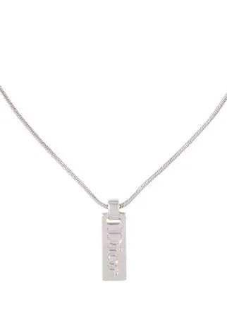 Christian Dior колье 1980-х годов с подвеской-логотипом