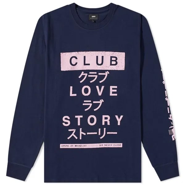 Футболка Edwin Long Sleeve Club Love Story Tee