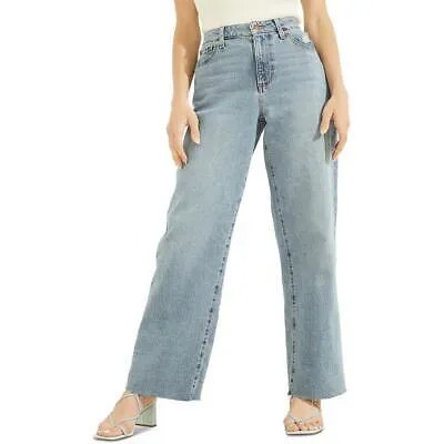 Женские джинсы-бойфренды Guess с высокой посадкой и необработанным краем BHFO 7940