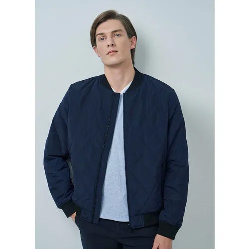 Бомбер O'STIN MJ6657O02-68, размер S, темно-синий