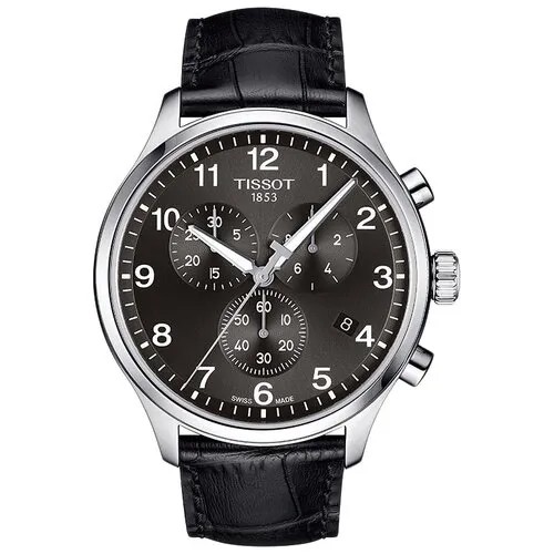 Наручные часы TISSOT T-Sport, черный, серебряный