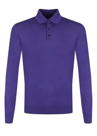 Шерстяное поло с длинными рукавами Ermenegildo Zegna