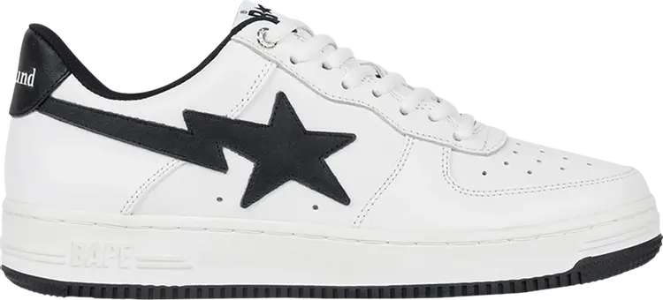 Кроссовки JJJJound x Wmns Bapesta White Navy, белый