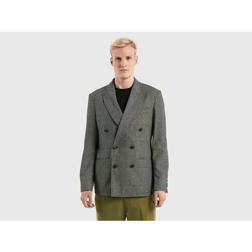 Пиджак UNITED COLORS OF BENETTON, размер 48, серый