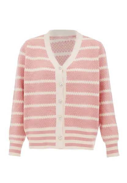 Спортивная куртка SANIKA Strickjacke, цвет Rosa Wollweiss