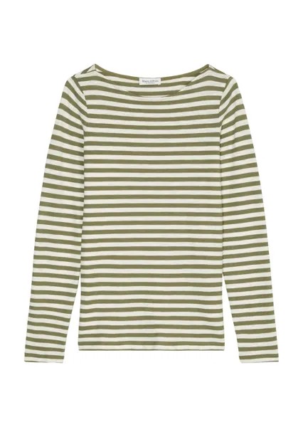 Лонгслив Marc O'Polo Ringel regular, цвет multi/dried rosemary