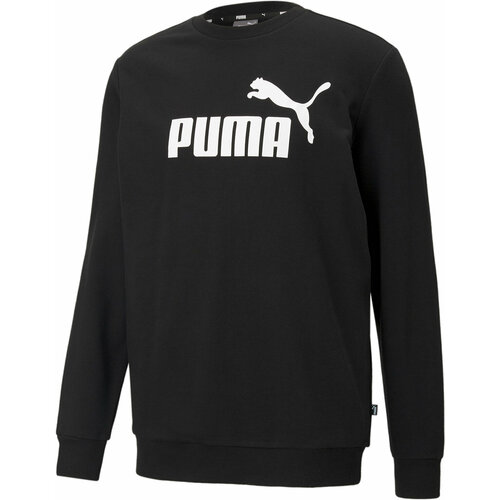 Свитшот PUMA Essentials Big Logo Crew Men’s Sweater, размер XL, черный