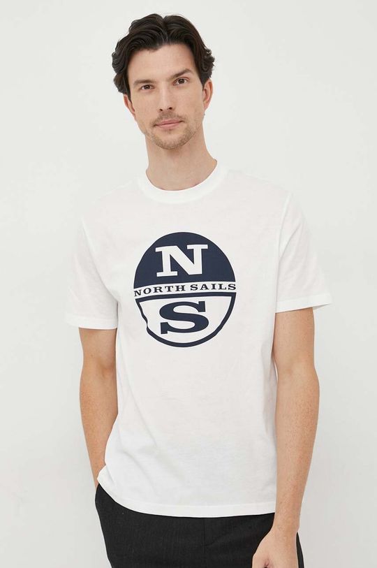 Хлопковая футболка North Sails, белый