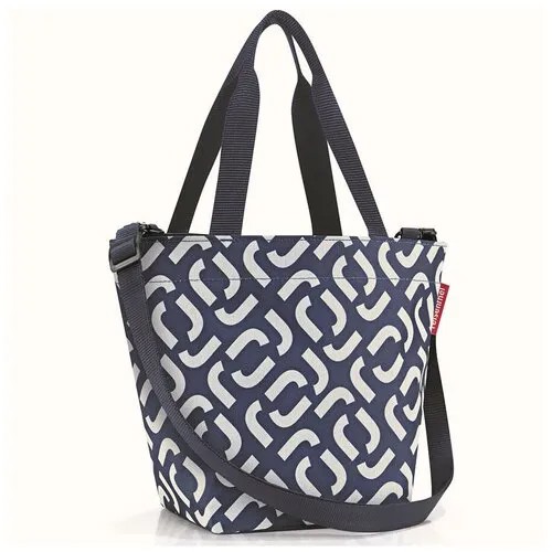 Сумка shopper xs signature navy, Reisenthel, синий/белый, арт: ZR4073 ZR4073