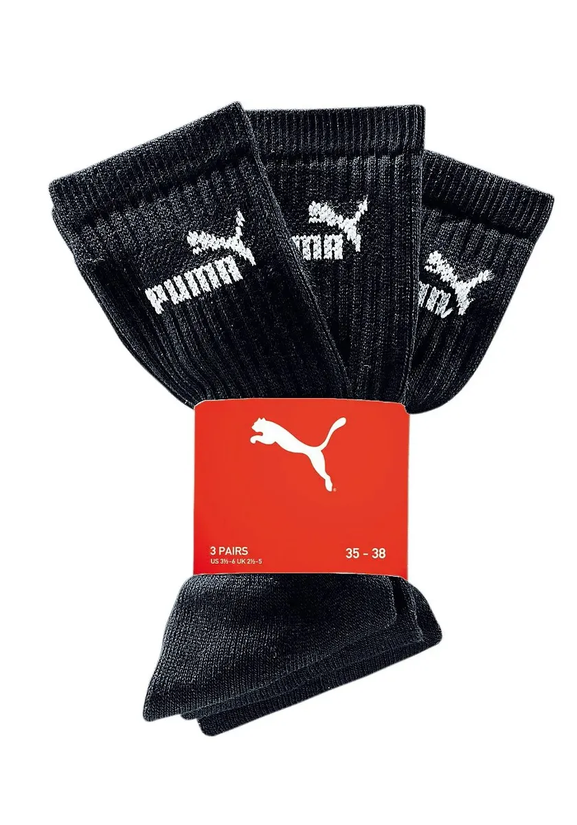 Носки для отдыха PUMA (3 шт.), прочное качество, черный