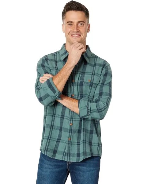 Рубашка L.L.Bean Signature Heritage Textured Flannel Plaid, цвет Soft Spruce