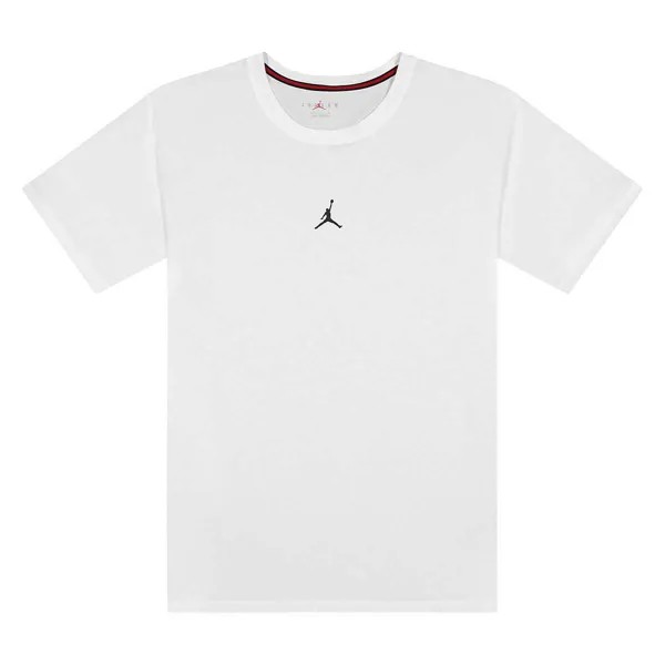 Спортивная футболка M J DRI-FIT SPORT T-SHIRT Jordan, цвет Weiß/Schwarz