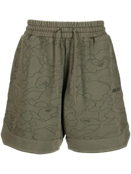 A BATHING APE® Line 1st Camo Sweat shorts