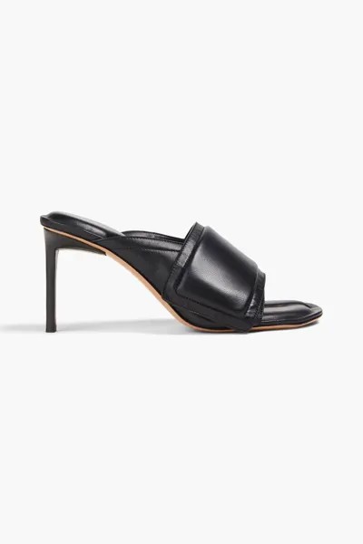 Кожаные мюли Piscine Jacquemus, черный
