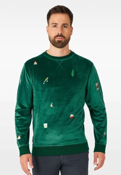 Толстовка Xmas Icons OppoSuits, зеленый