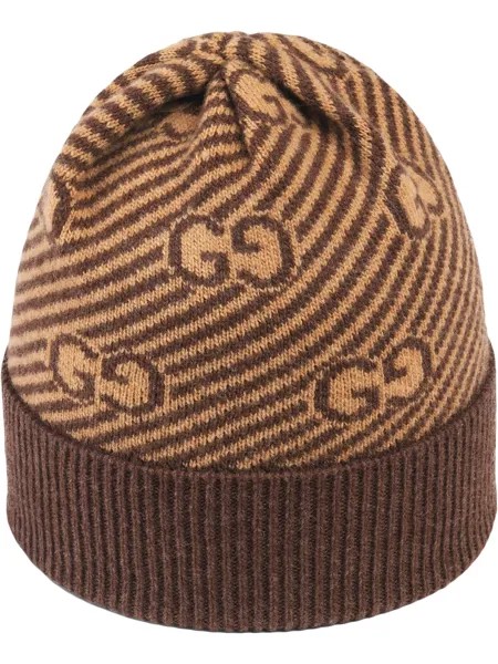 Gucci Kids шапка бини с узором GG