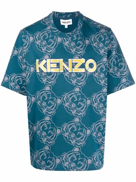 Kenzo футболка с логотипом Tiger