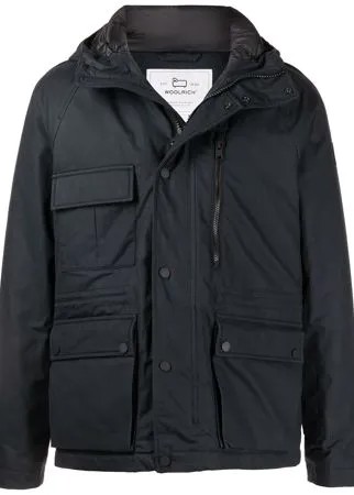 Woolrich короткое пальто с капюшоном