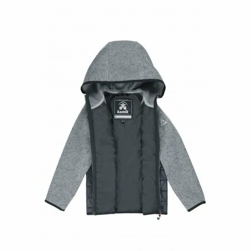 Куртка Kamik, размер 116, серый, черный