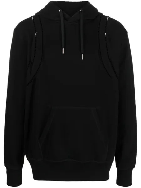 Alexander McQueen худи с длинными рукавами, черный