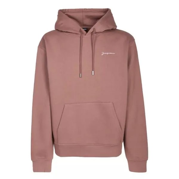 Футболка hoodie with iconic logo on the chest Jacquemus, коричневый