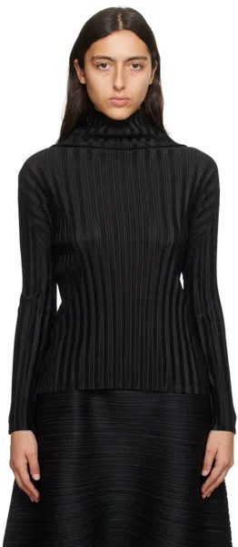 Черная водолазка Basics Pleats Please Issey Miyake