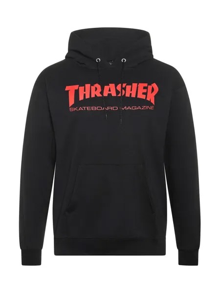 Thrasher толстовка с логотипом журнала Skate Magazine, черный