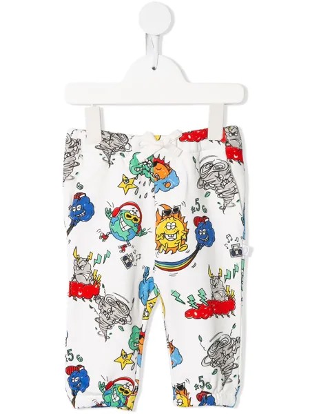 Stella McCartney Kids спортивные брюки с принтом