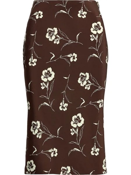 Ralph Lauren Collection юбка с цветочным принтом