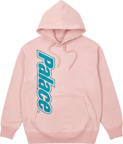 Толстовка Palace Lowercase Font Hood 'Pink', розовый