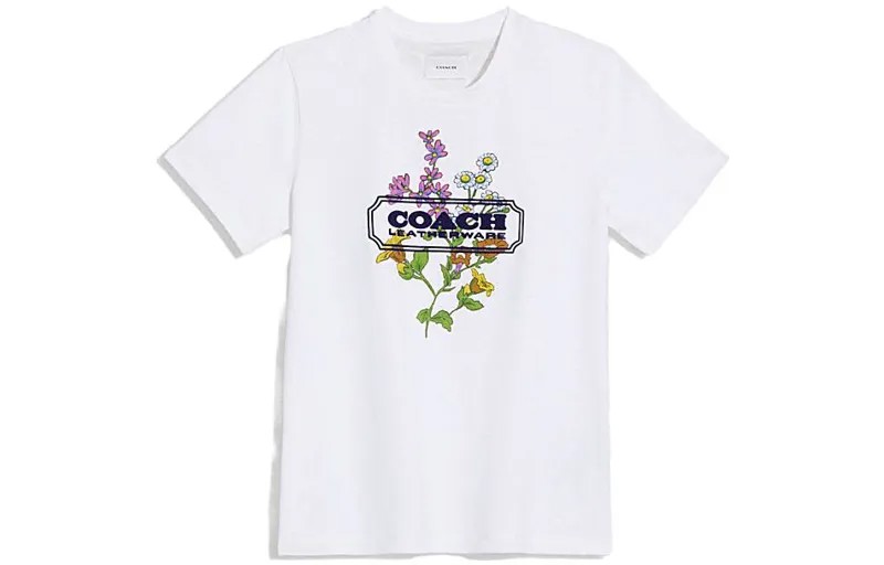 Футболка женская белая Coach