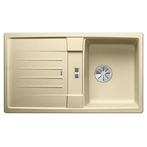 Врезная кухонная мойка 86 см Blanco Lexa 45S Silgranit PuraDur 524916 шампань