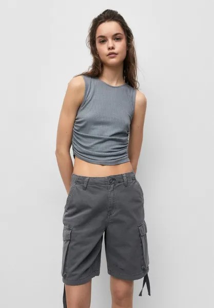 Шорты PULL&BEAR, темно-серый