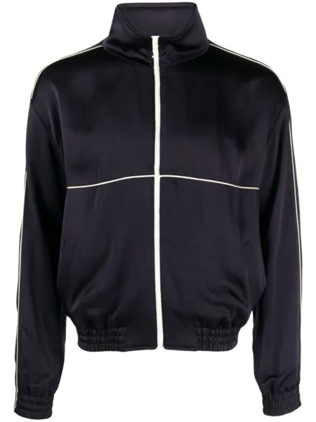 Saint Laurent бомбер на молнии, синий
